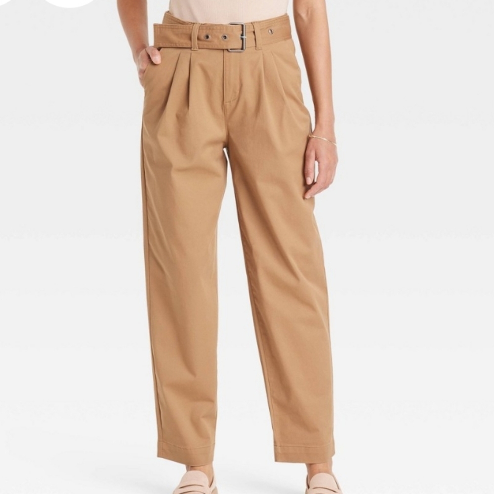 🎯nwt a new day womens super high rise tapered Chino pants